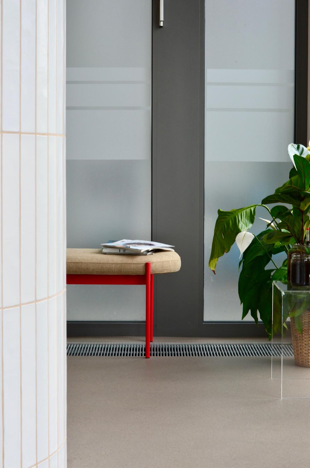 Eingang Friseur Salon